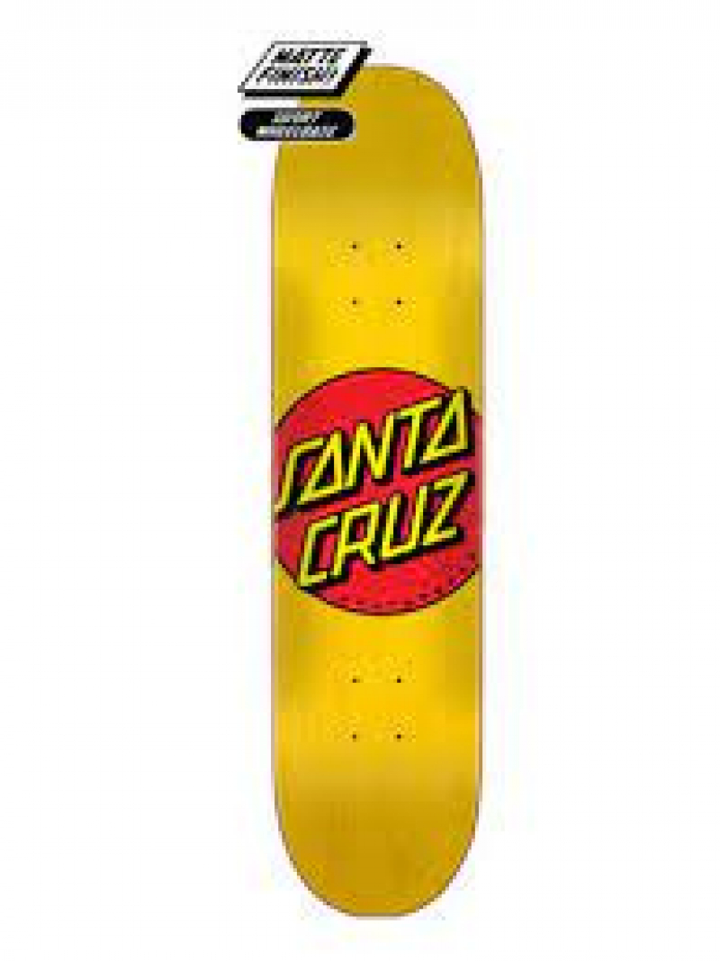 Santa Cruz Classic Dot Yellow 7,75"